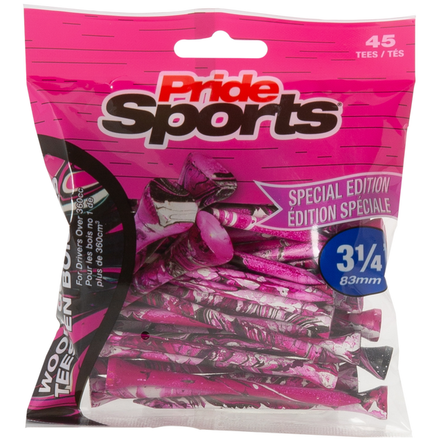 Paint Splatter 3 1/4 Inch Tees - 45 Count PRIDE SPORTS