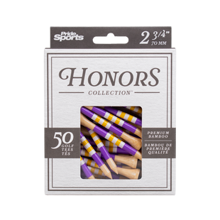 T&eacute;s en bambou 2 3/4 po - Collection Honors - Paquet de 50 PRIDE SPORTS
