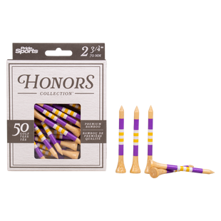 T&eacute;s en bambou 2 3/4 po - Collection Honors - Paquet de 50 PRIDE SPORTS