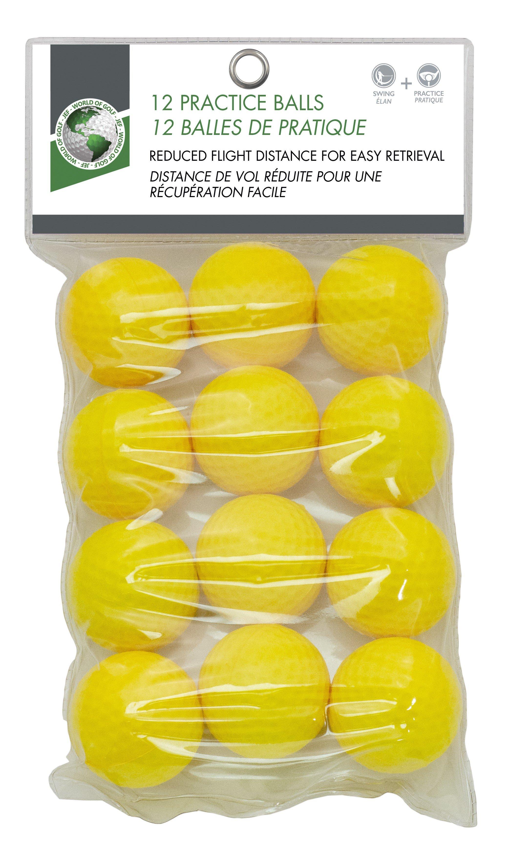 Yellow Foam Balls - 12 Pack