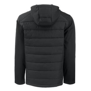 Veste &agrave; capuchon et &agrave; glissi&egrave;re Evoke Hybrid Softshell recycl&eacute;e pour hommes CUTTER & BUCK