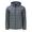 GRIS | Veste &agrave; capuchon et &agrave; glissi&egrave;re Evoke Hybrid Softshell recycl&eacute;e pour hommes