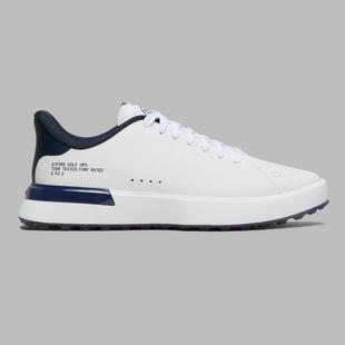 Chaussures de golf hybride sans crampons G.112 Kiltie pour femmes - Blanc/Bleu G/FORE