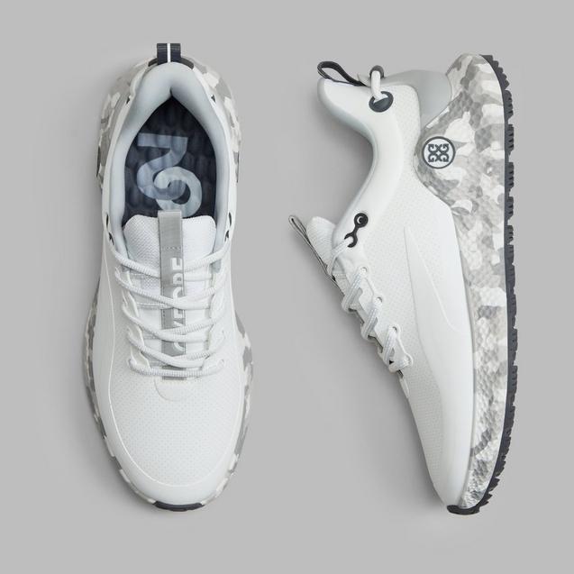 Men's MG4+ O2 Perf Spikeless Golf Shoe - White/Grey | G/FORE