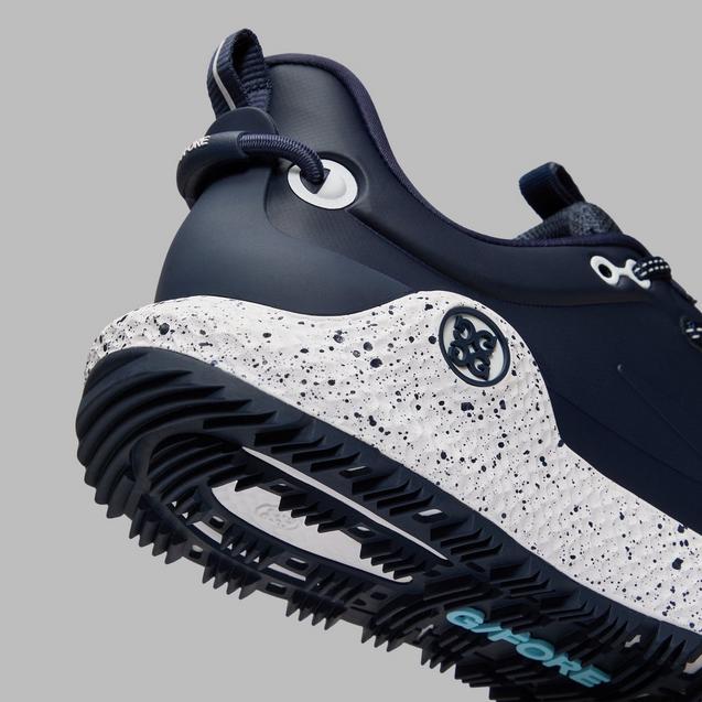 Men's MG4+ O2 Stippled Spikeless Golf Shoe - Navy | G/FORE | Golf