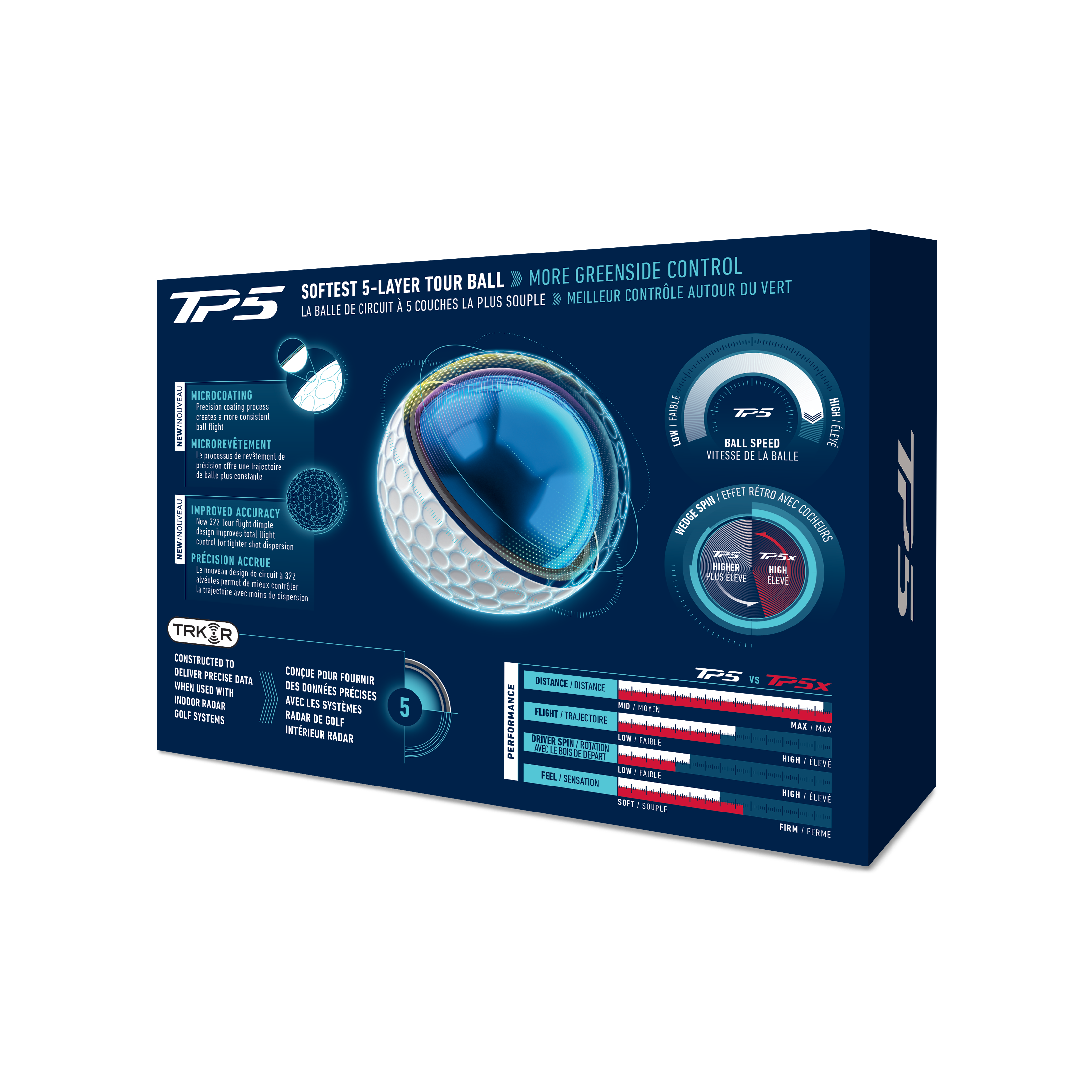 TP5 Golf Balls - TRK-R