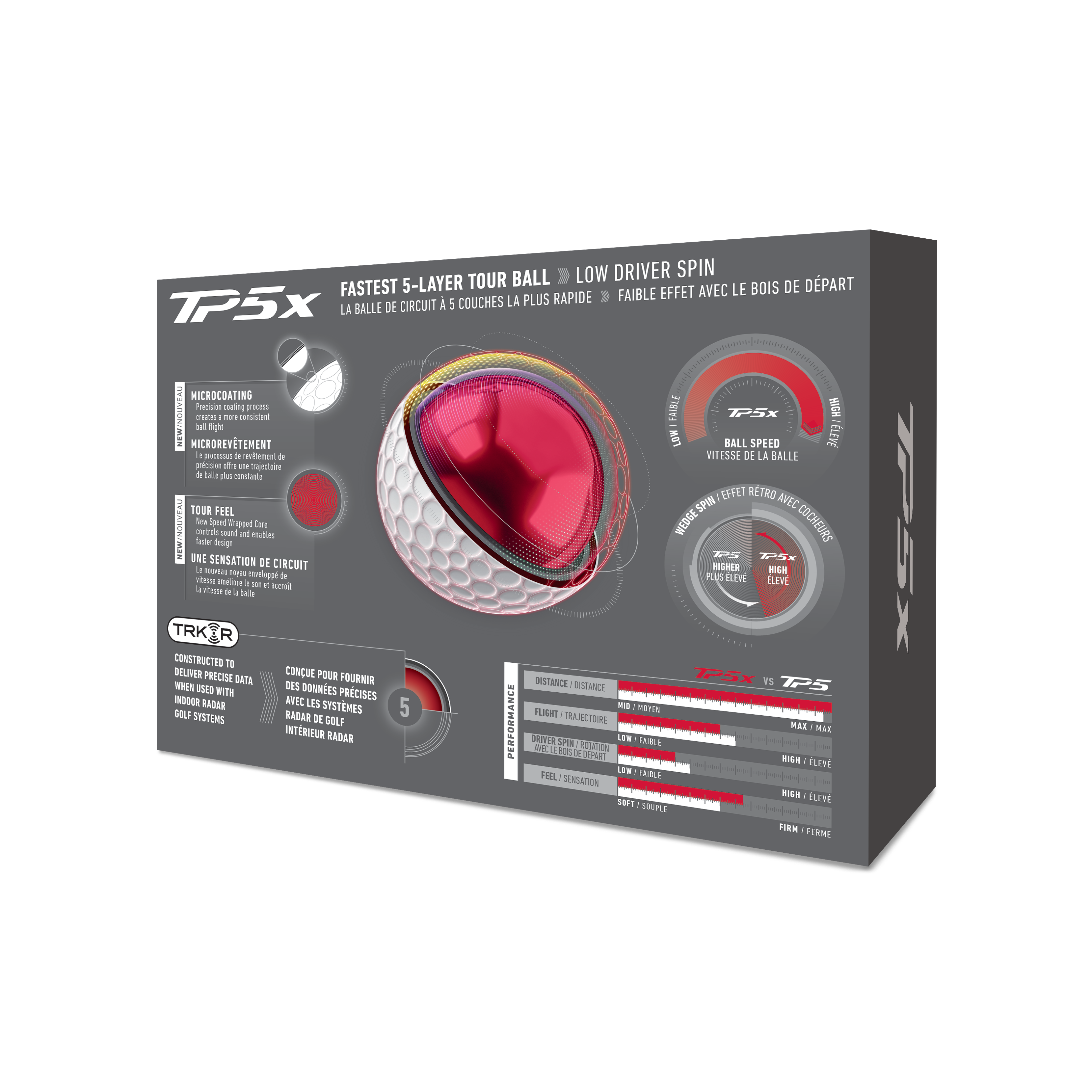TP5x Golf Balls - TRK-R