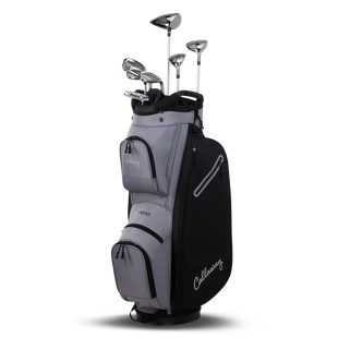 Ensemble complet Reva 26 de 8 pi&egrave;ces avec tiges en graphite et sac noir pour chariot pour femmes CALLAWAY
