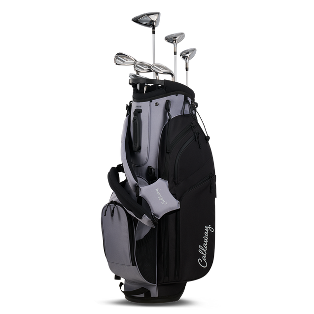 Women's Reva 26 8-Piece Black Stand Bag Package Set with Graphite Shafts CALLAWAY