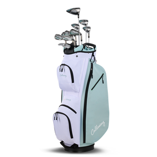 Ensemble complet Reva 26 de 11 pi&egrave;ces avec tiges en graphite et sac pour chariot - P&ecirc;che/Surf pour femmes CALLAWAY