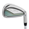 Women's Reva 26 11-Piece Peach/Surf Stand Bag Package Set with Graphite Shafts