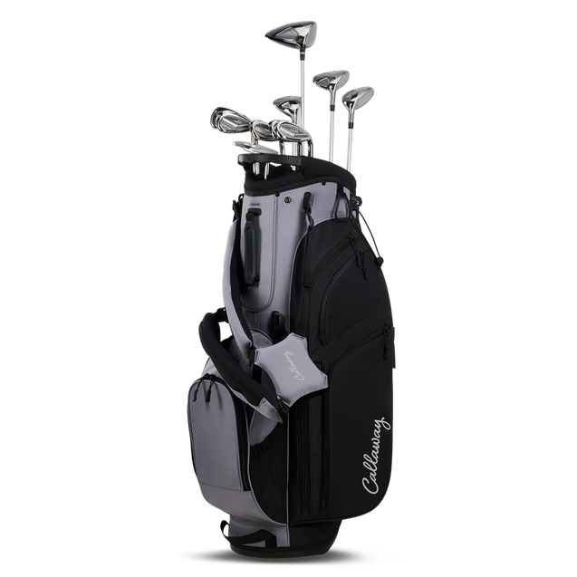 Women's Reva 26 11-Piece Black Stand Bag Package Set with Graphite Shafts - Short CALLAWAY