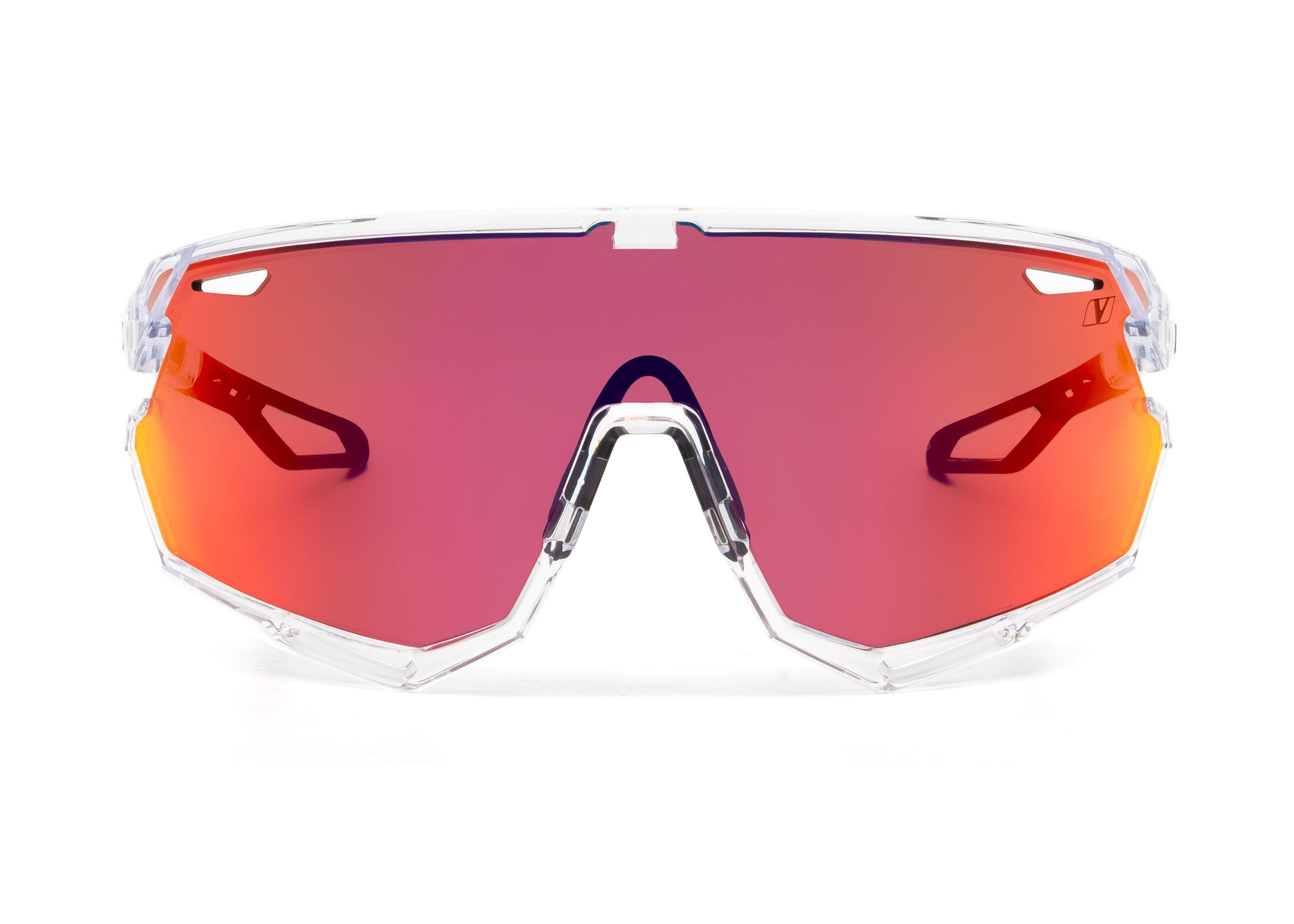 Bayonet Sunglasses - Clear Red