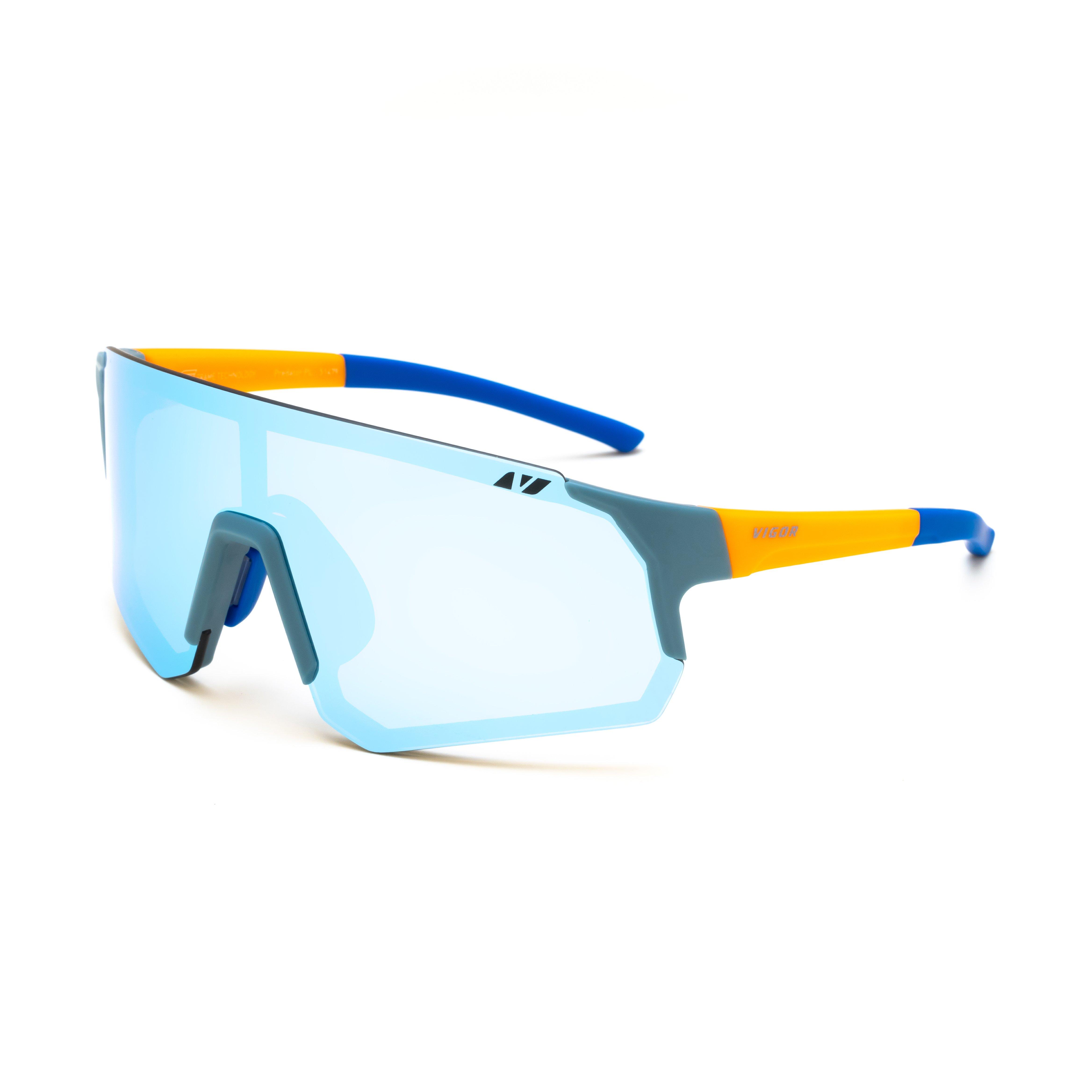 Predator Sunglasses - Blue/Orange