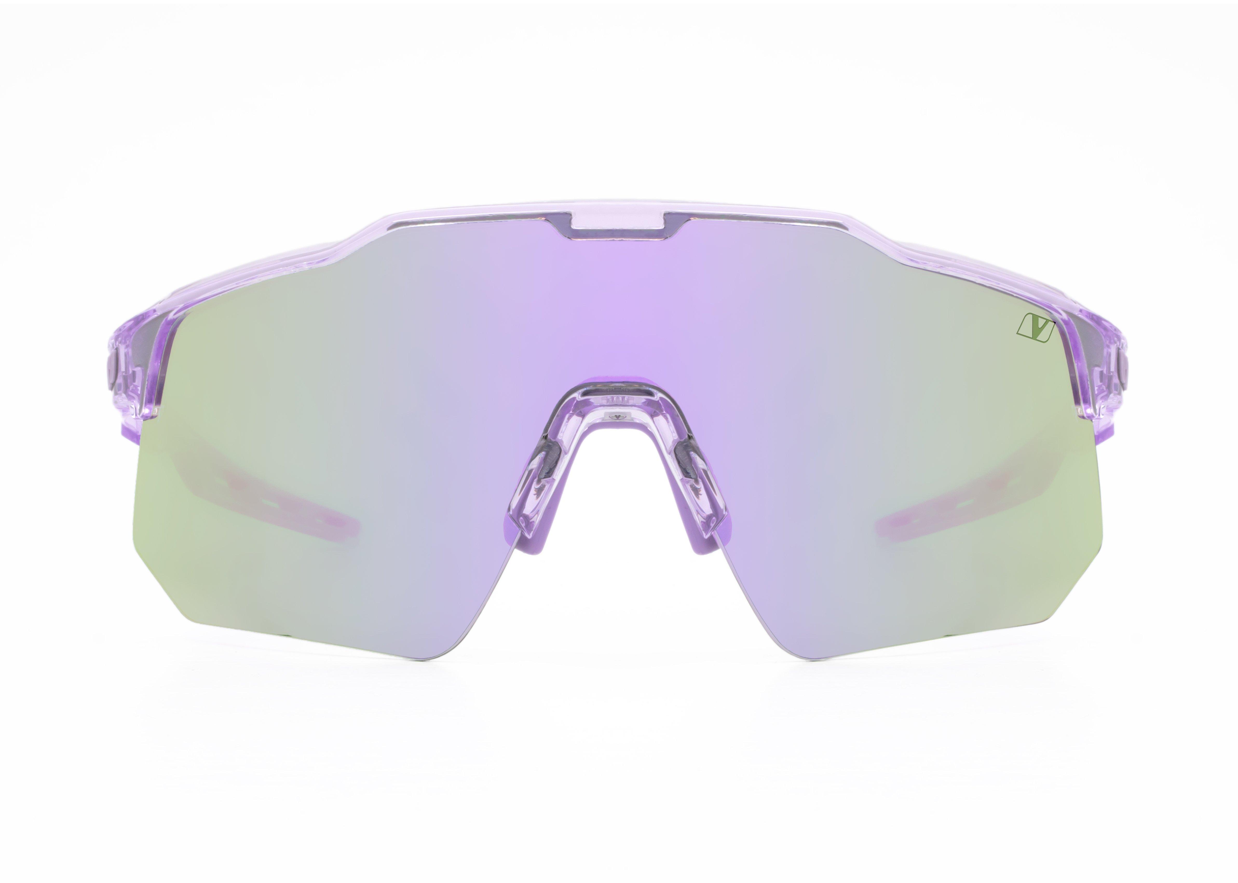 Tiburon Sunglasses - Clear/Purple