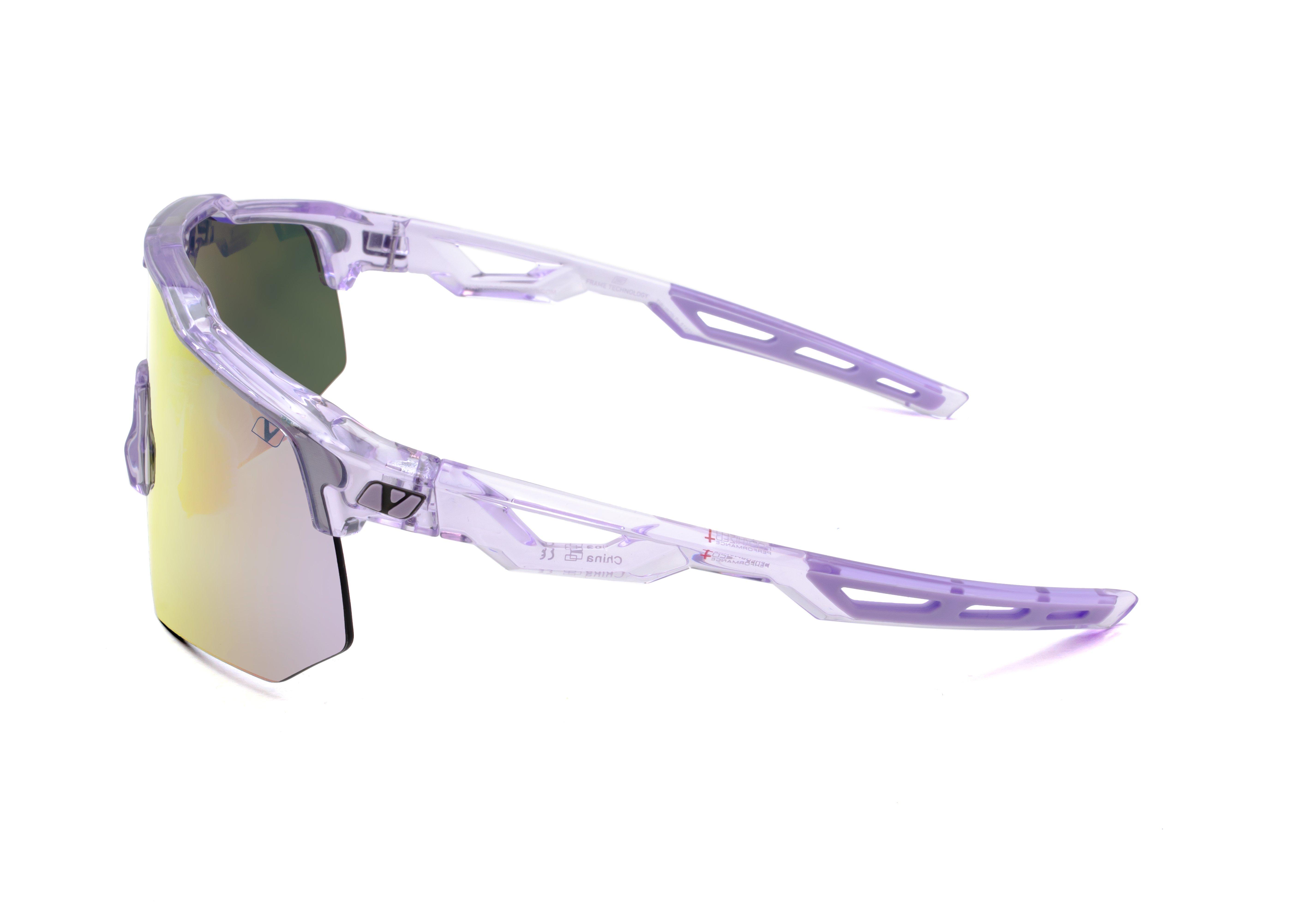 Tiburon Sunglasses - Clear/Purple
