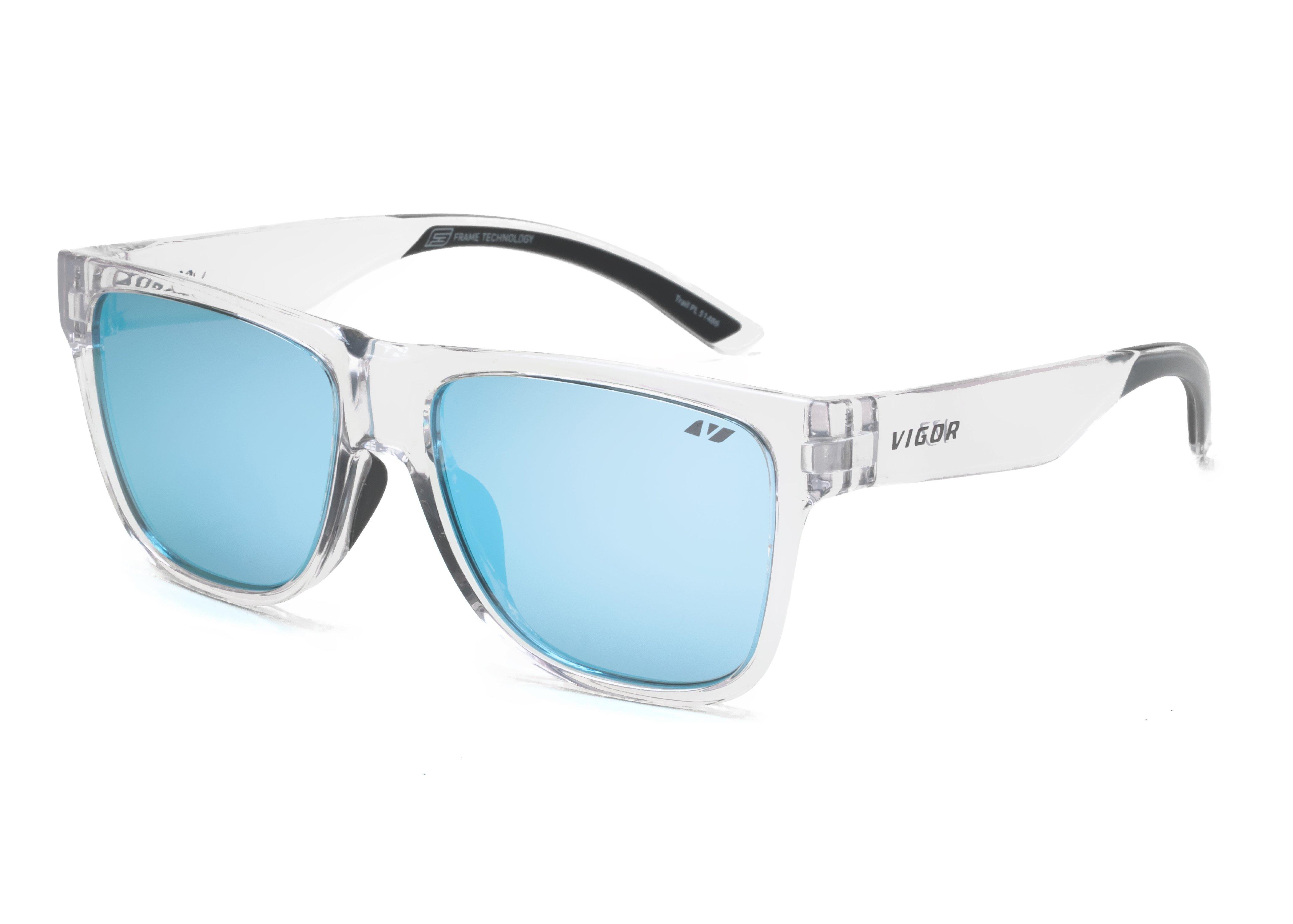 Trail Sunglasses - Clear/Blue