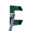 Fer droit Mezz.1 Max vert avec tige ACCRA noire