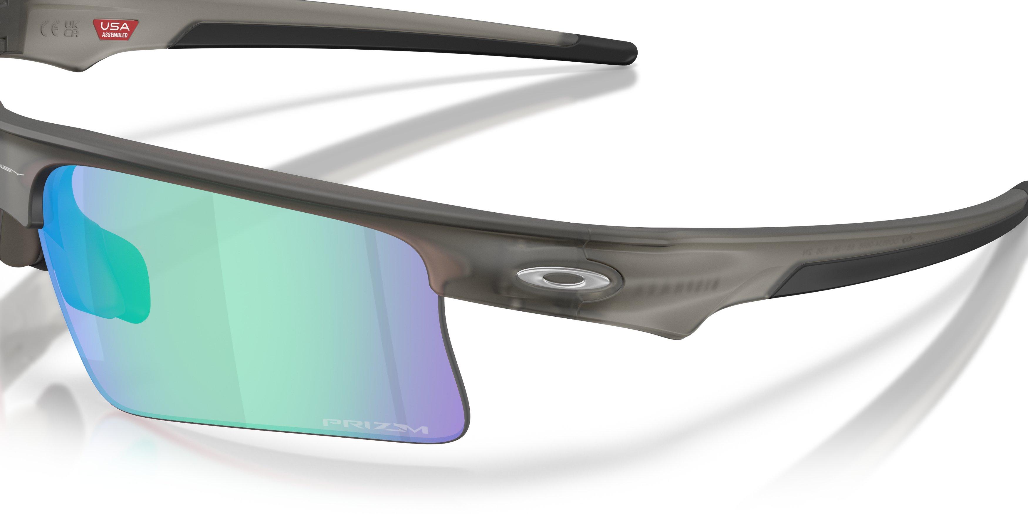 Bispeara Speed Matte Grey Smoke Prizm Golf Sunglasses