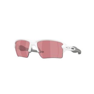 Flak 2.0 XL Matte White Prizm Dark Golf Sunglasses OAKLEY