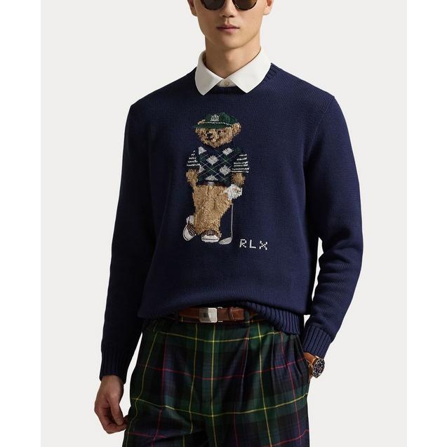 Men's Bear Crewneck Sweater | RLX | Sweaters & Vests | Men's