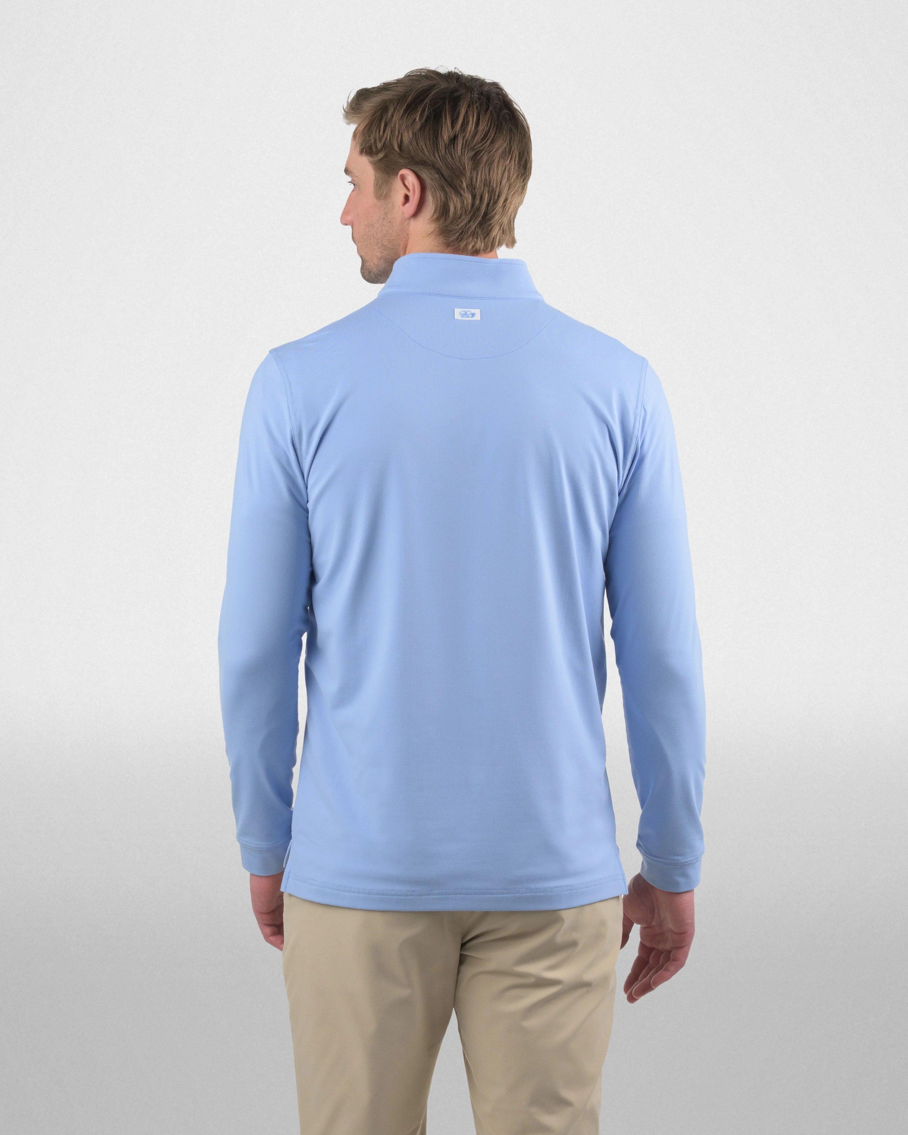 Men's Birdie Blue 1/4 Zip Sweater