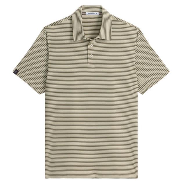 Men's PB Stripe Short Sleeve Polo ASHWORTH
