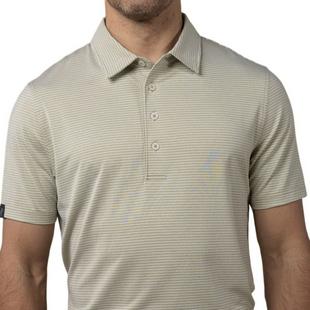 Polo &agrave; rayures Sand pour hommes ASHWORTH