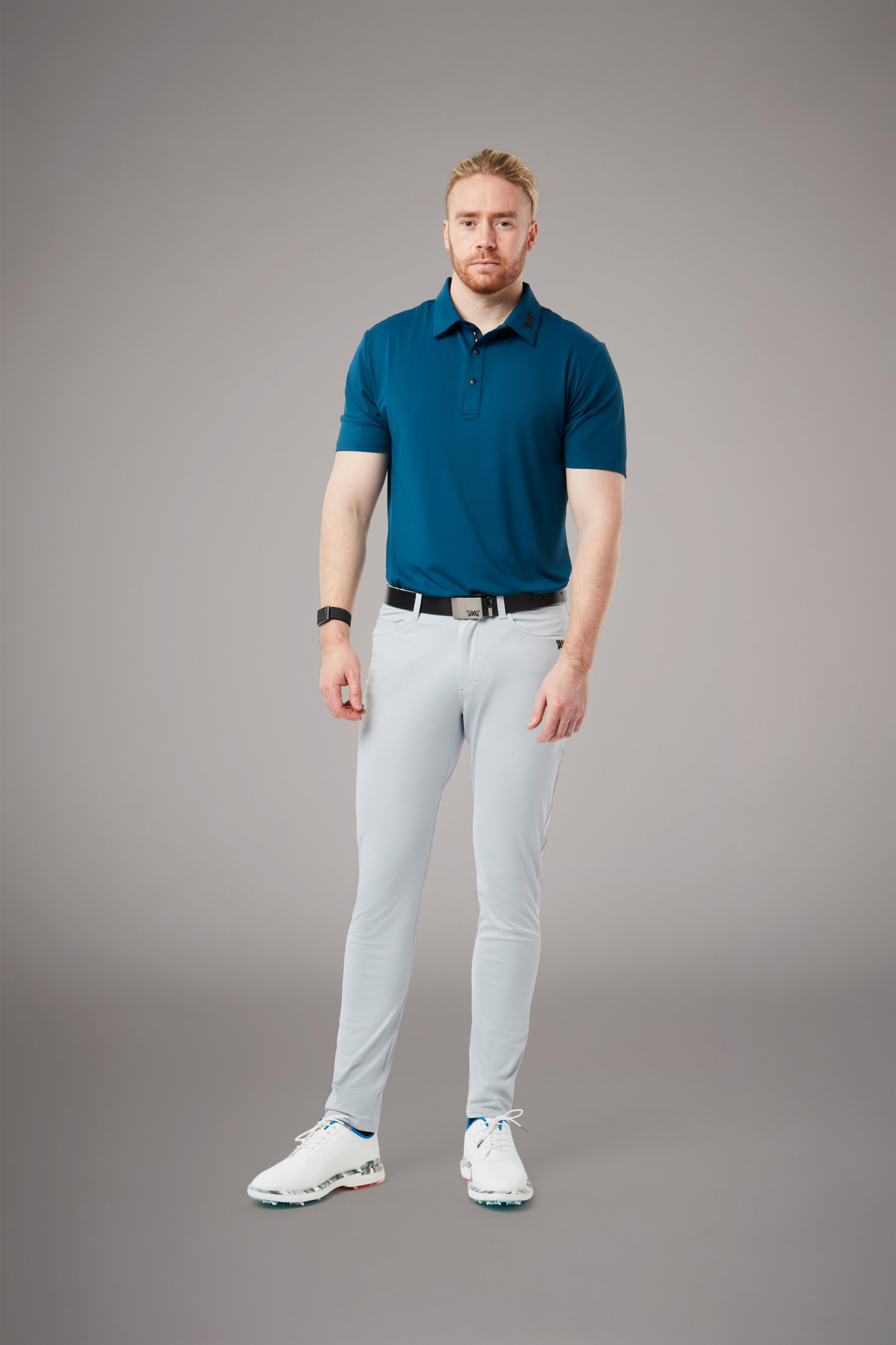 Men's Athletic Fit Tour Performance Short Sleeve Polo