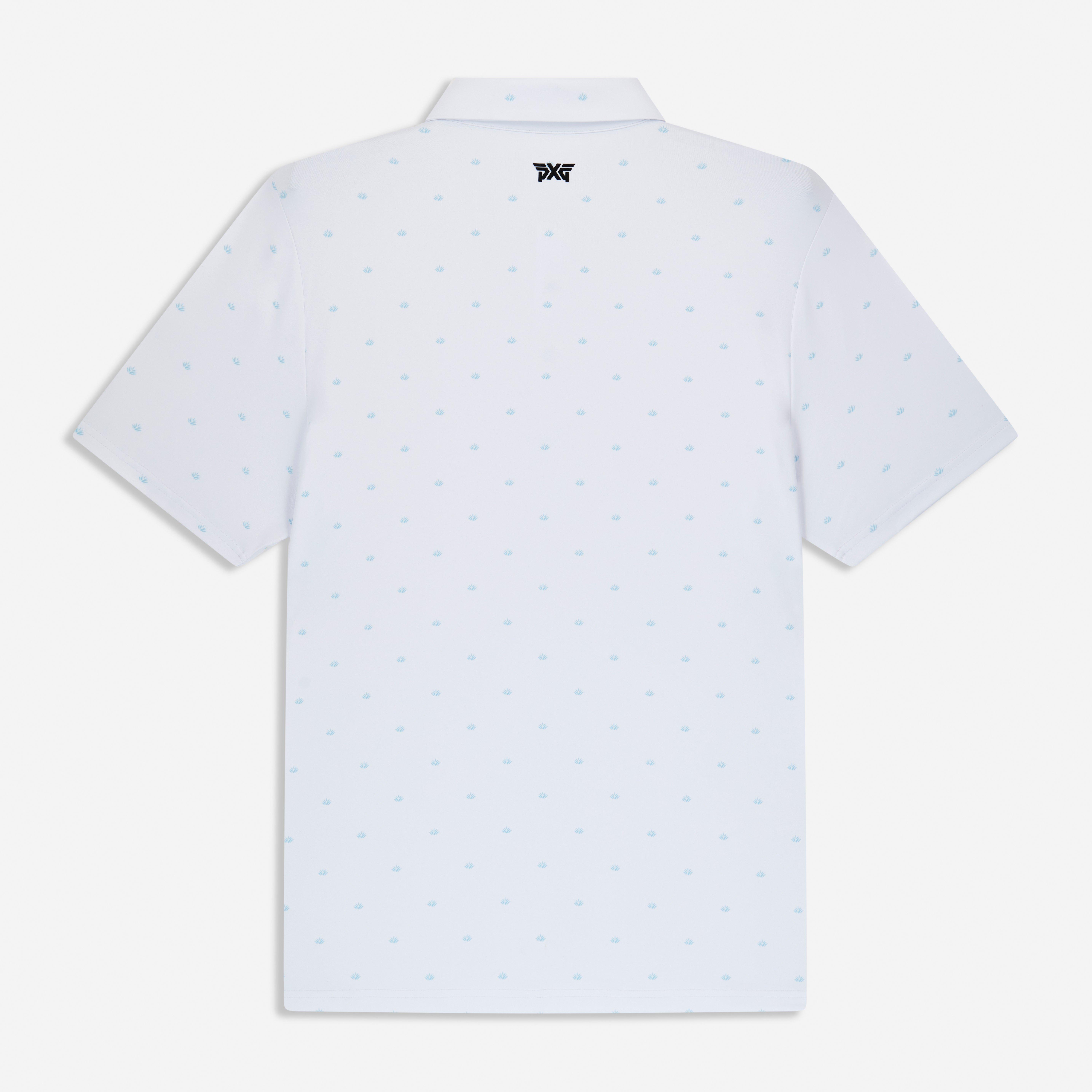 Men's Athletic Fit Tour Succulent Short Sleeve Polo