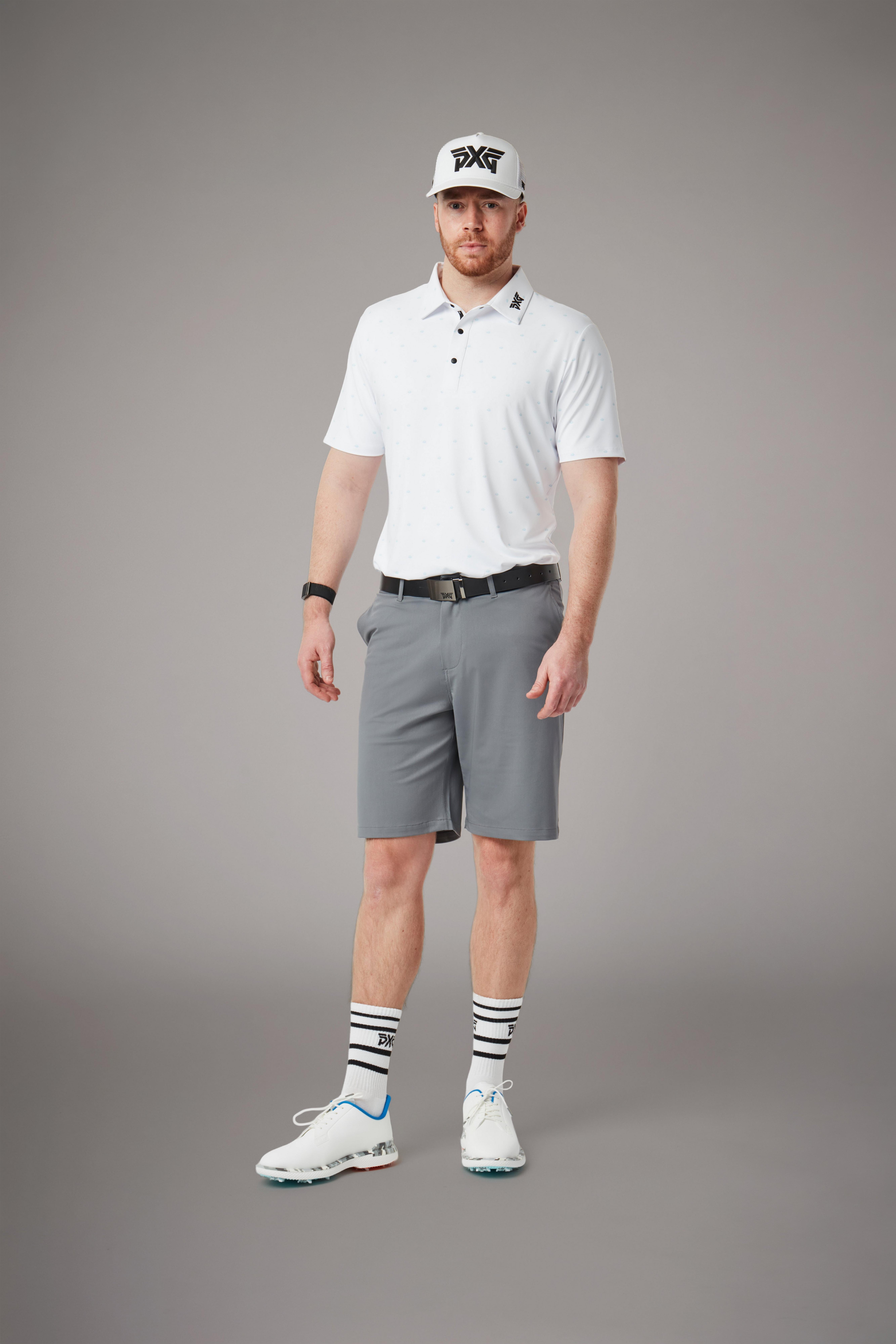 Men's Athletic Fit Tour Succulent Short Sleeve Polo