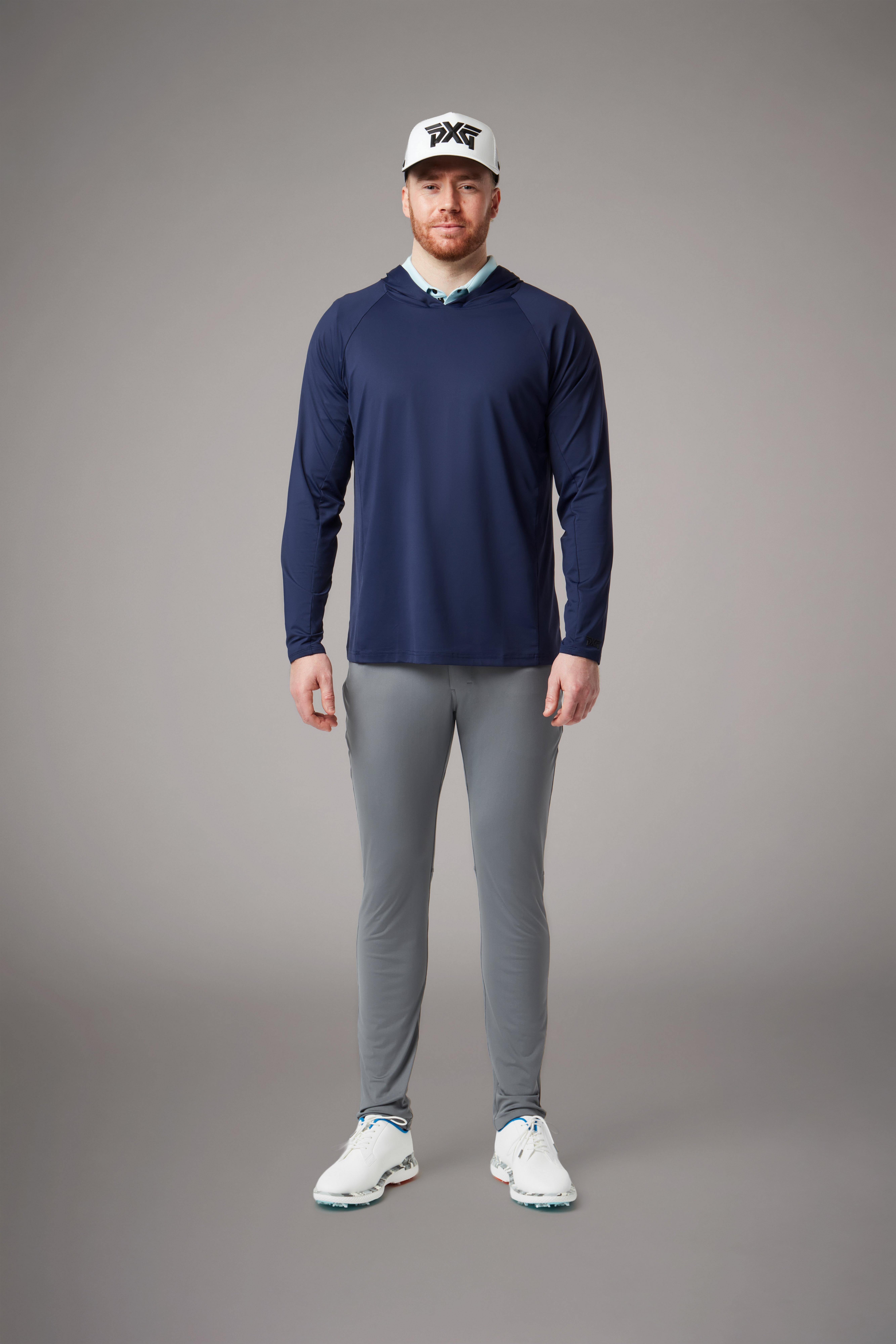 Men's Tour Hooded Raglan Pullover Sweater