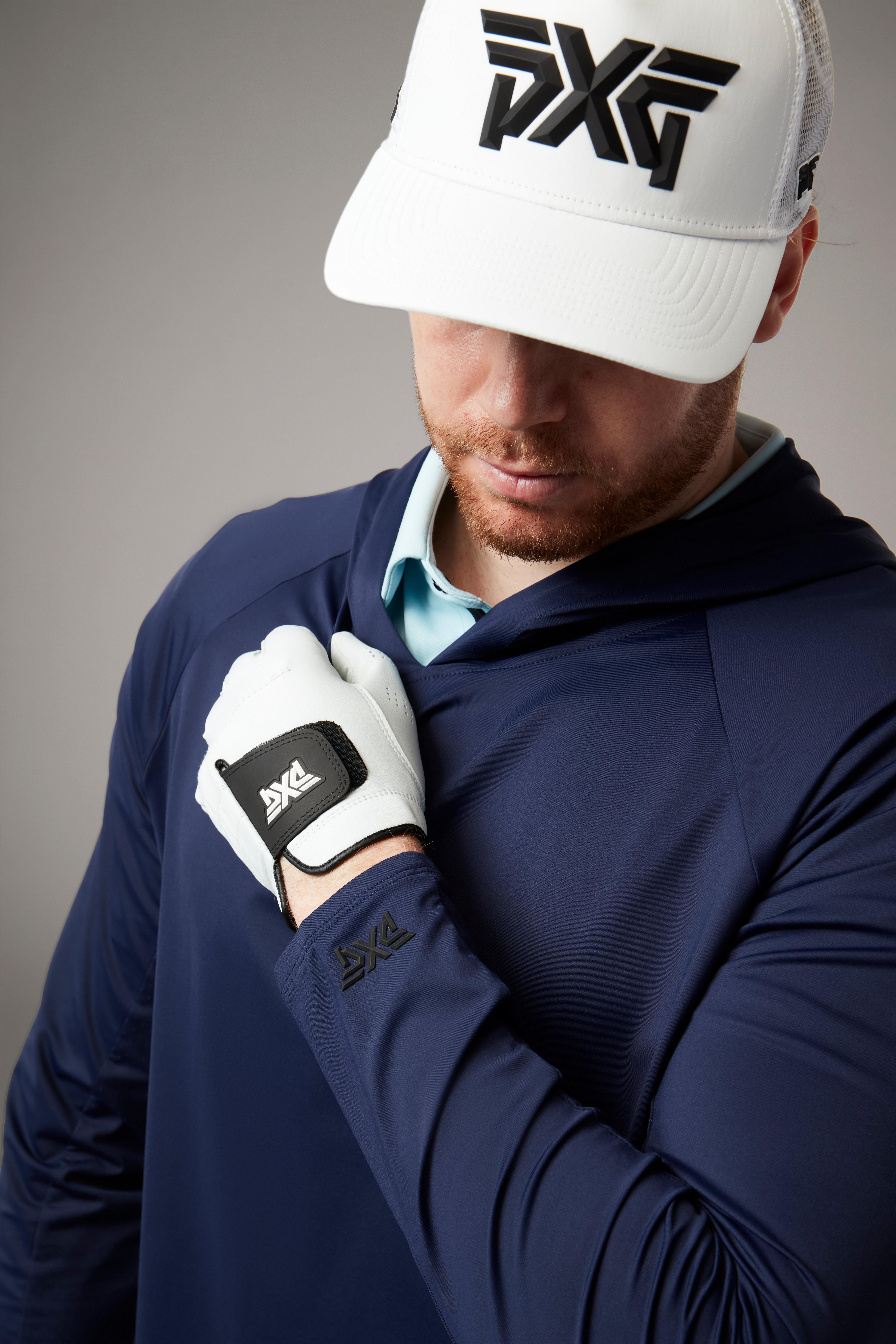 Men's Tour Hooded Raglan Pullover Sweater