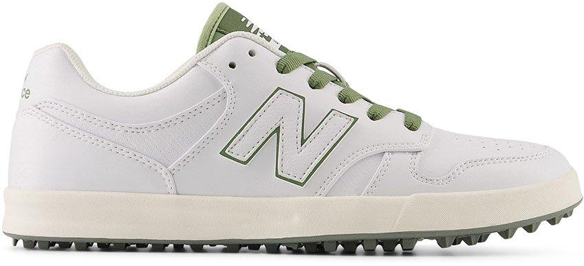 New Balance | Women's 480 Golf SL Spikeless Golf Shoe - White/Olive | , Size 9.5