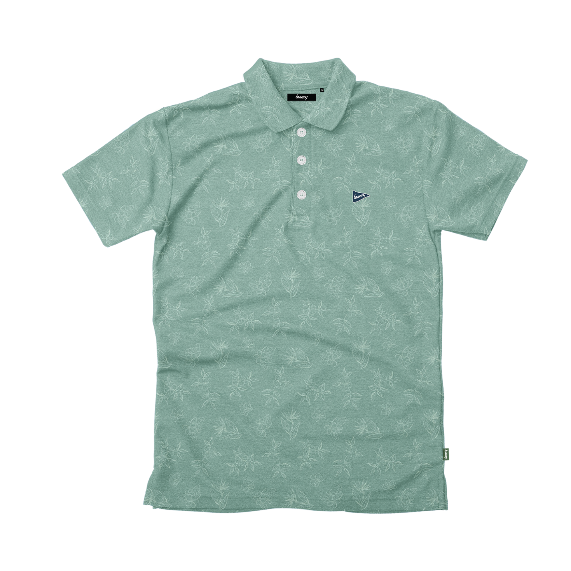 Men's Floral Tropics Short Sleeve Polo