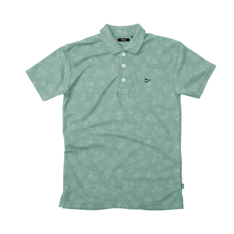 Men's Floral Tropics Short Sleeve Polo