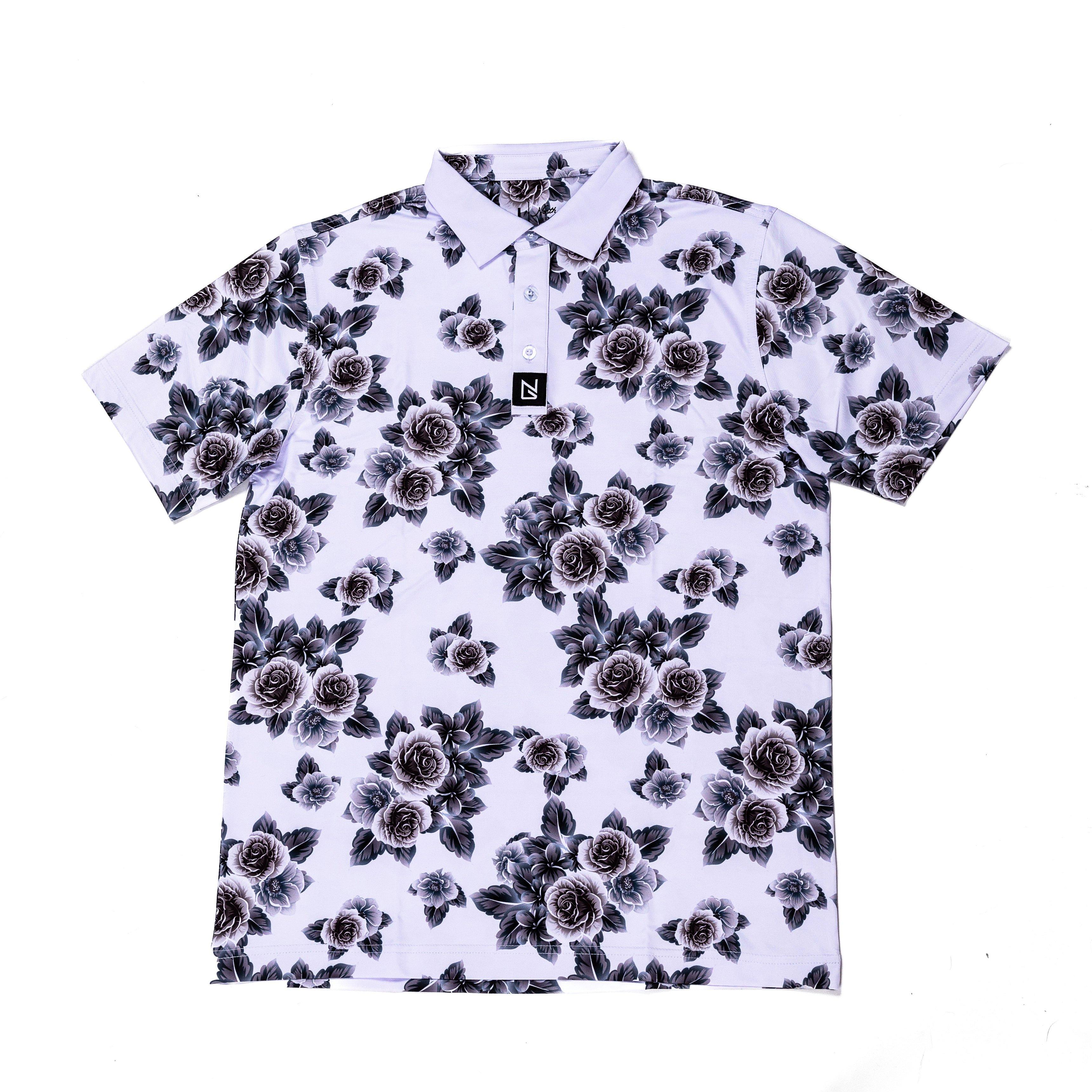 Men's Midnight Bloom Short Sleeve Polo