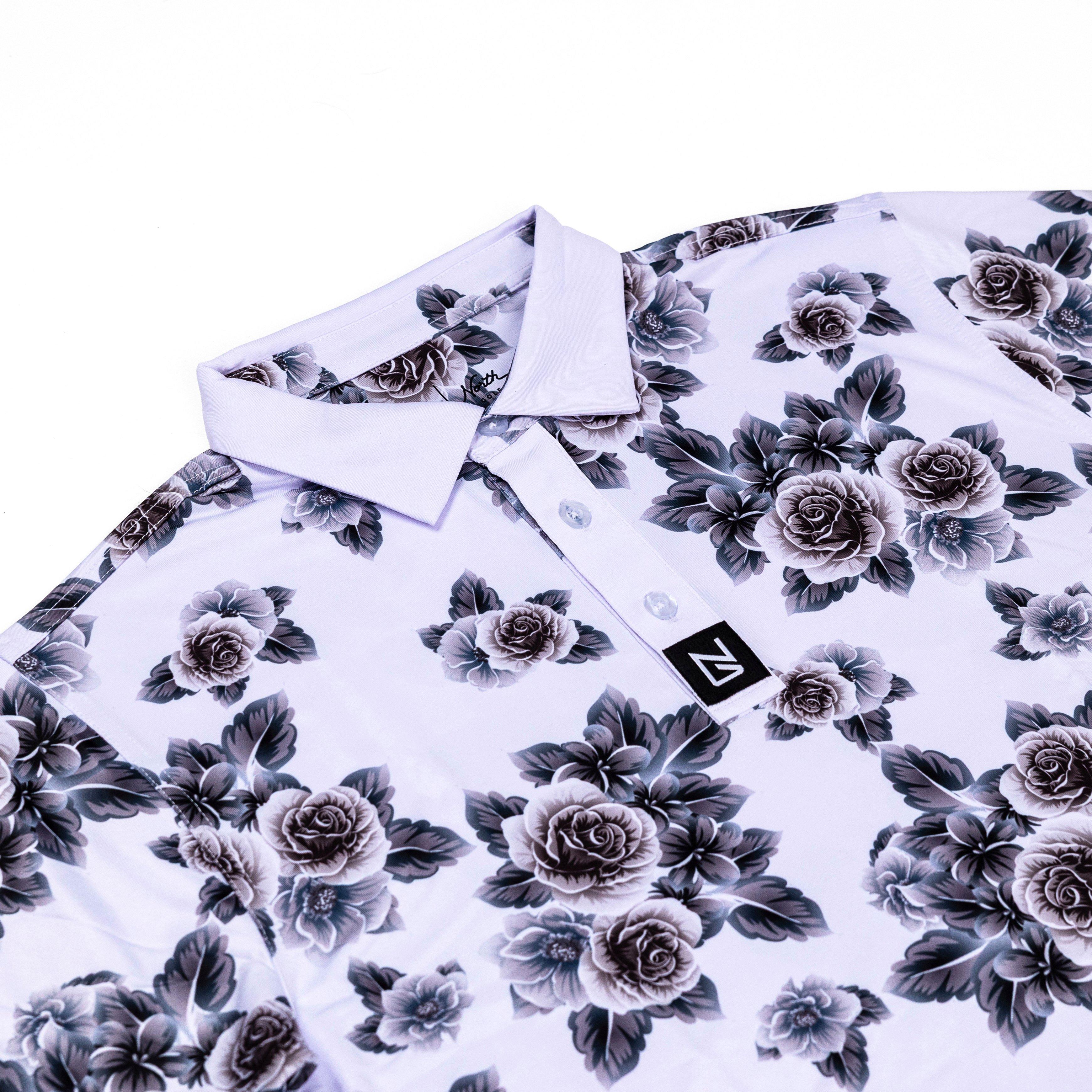 Men's Midnight Bloom Short Sleeve Polo
