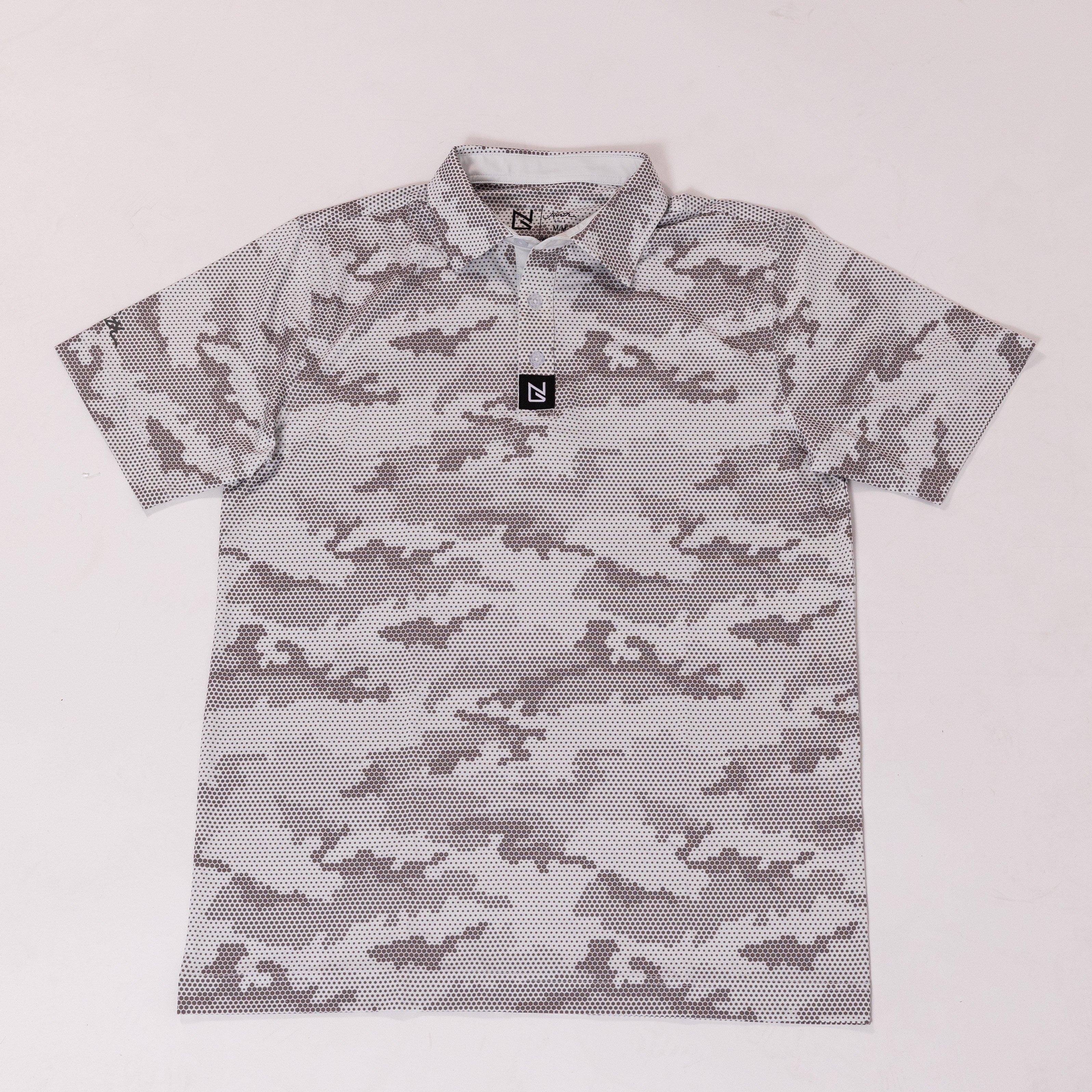 Men's Camo Short Sleeve Polo