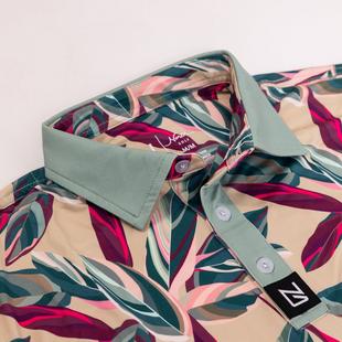 Polo Desert Bloom pour hommes NORTH GOLF GEAR