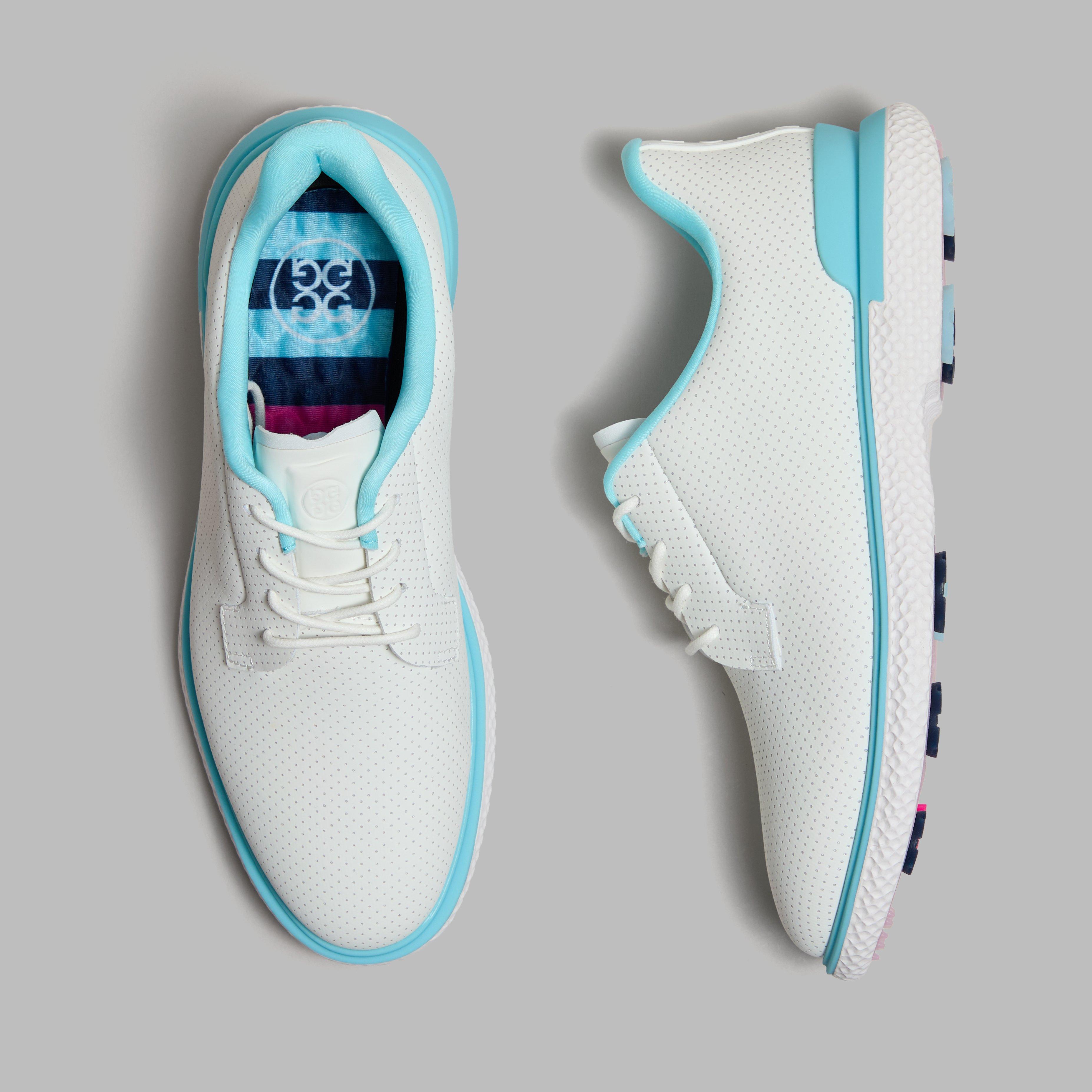 Women's Gallivan2r Perforated Kiltie Spikeless Golf Shoe - White/Light Blue