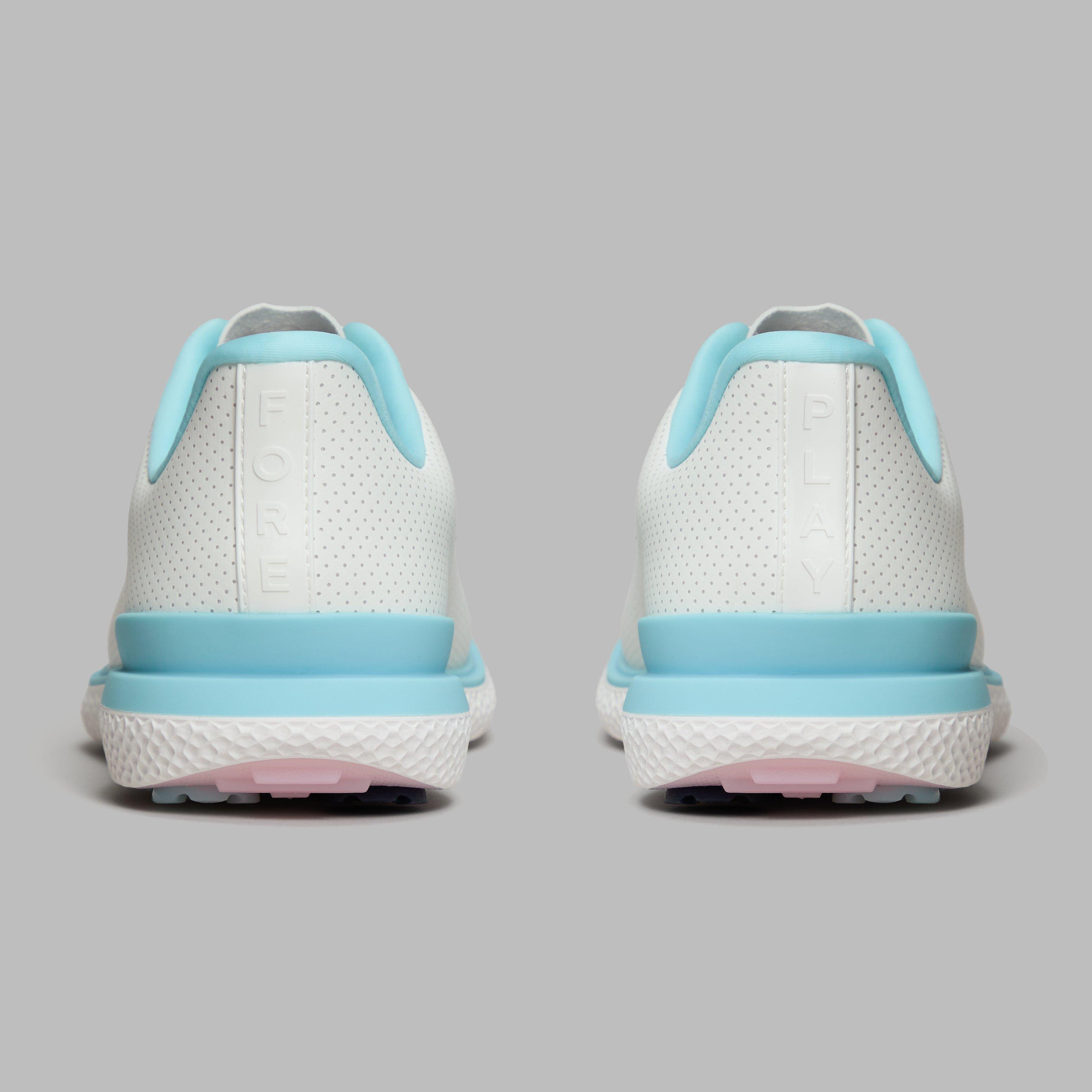 Women's Gallivan2r Perforated Kiltie Spikeless Golf Shoe - White/Light Blue