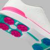 Men's Gallivan2r Embossed Skull & Tees Spikeless Golf Shoe - White/Pink