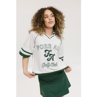 Women's Ilona Warm Up Short Sleeve Polo FORE ALL