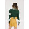 Women's Alice Ribbed Keyhole Long Sleeve Polo