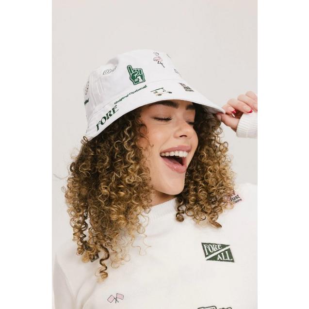 Penguin by Golfickers [BUCKET HAT]　ホワイト Original Penguin Solar Ventilated Boonie Golf Bucket Hat Bright