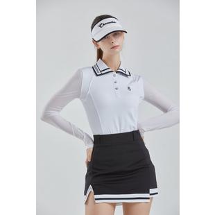 Polo &agrave; manches longues avec boutons pour femmes CHUCUCHU