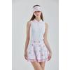 Women's Cooling Collar Stripe Sleeveless Polo