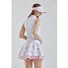 Women's Cooling Collar Stripe Sleeveless Polo