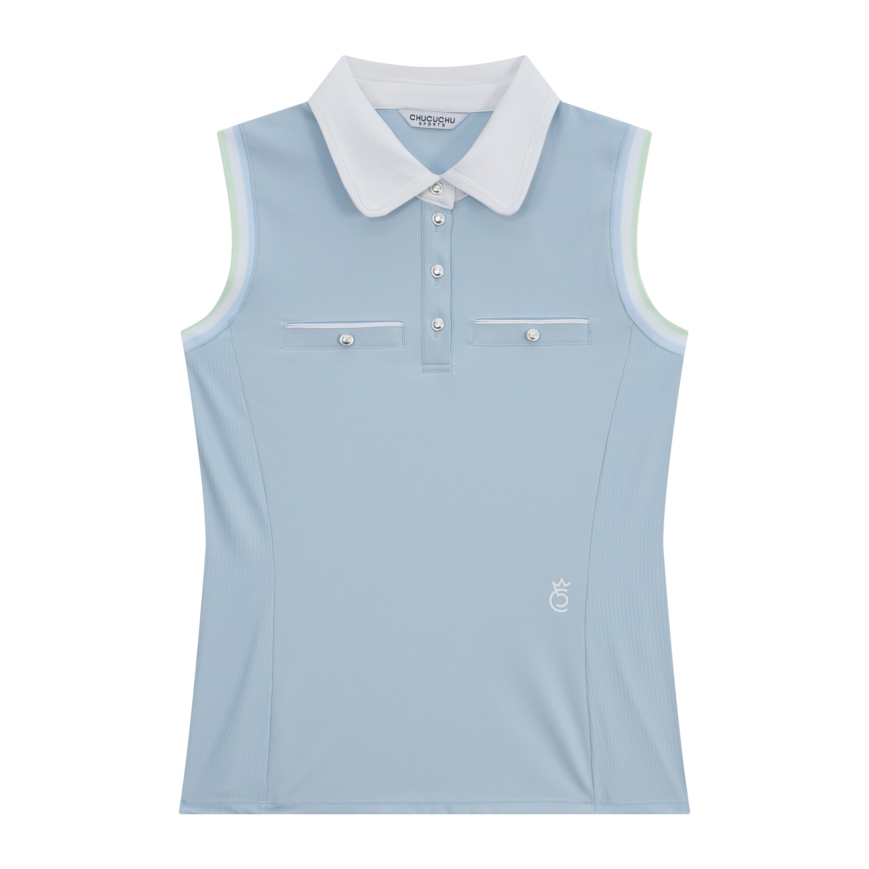 Women's Mellow Collar Sleeveless Polo
